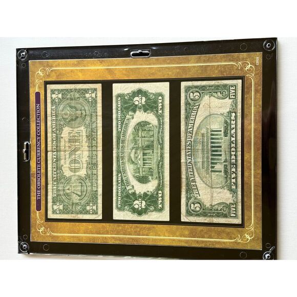 American Coin Treasures The Obsolete Currency Collection - 3 Bank Notes Framed - Picture 3 of 5